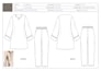 design shirt, blouse, kurta, tops illustration and manufacturing ready tech pack